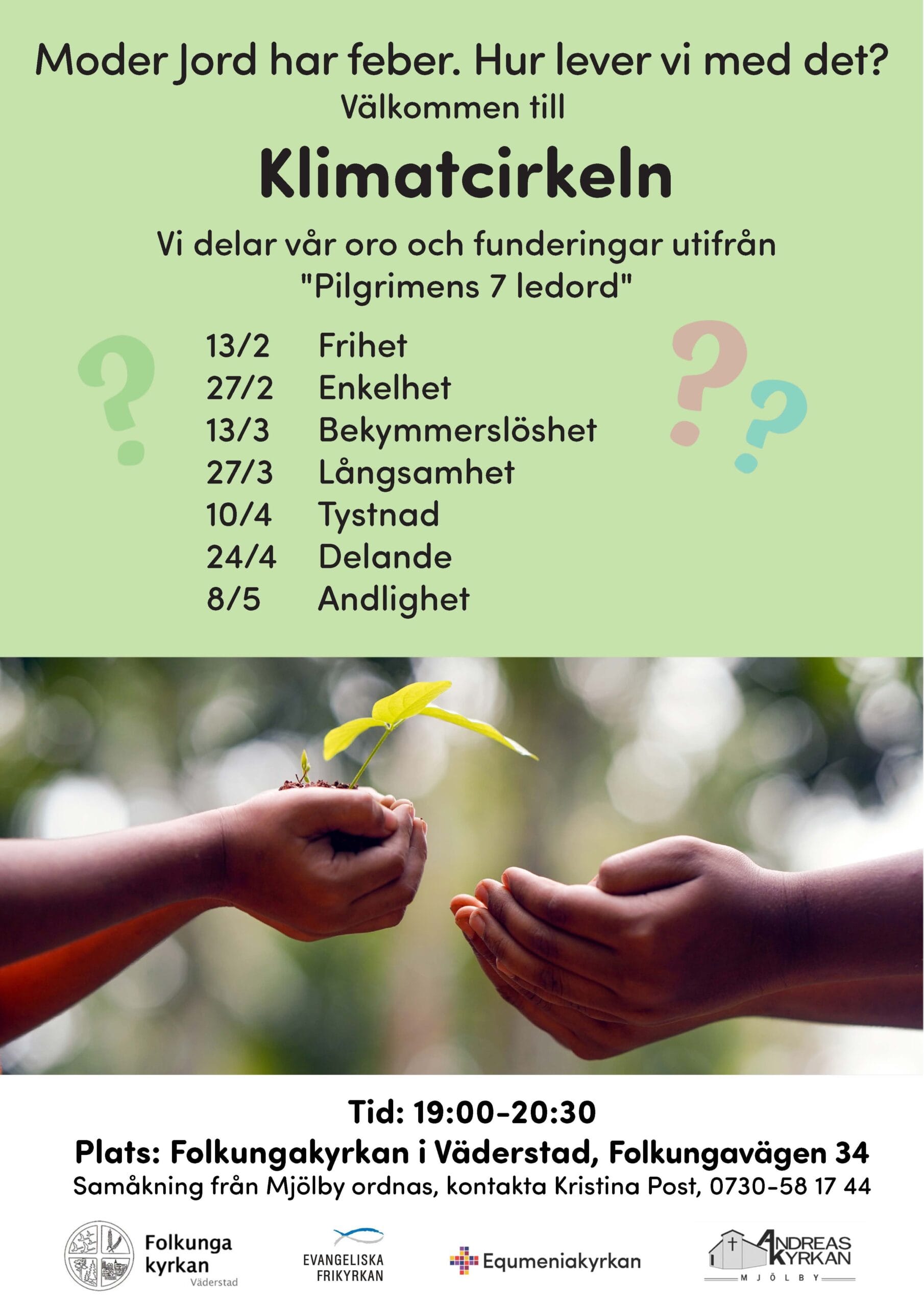 Klimatcirkeln i Mjölby och Väderstad vårterminen 2025
